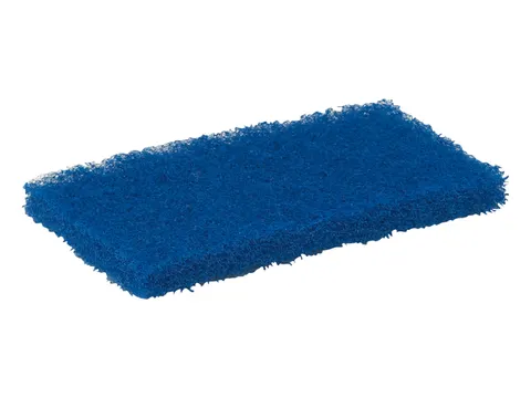 Schuurspons Vikan zacht 115x245x25mm blauw nylon