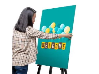 Ezel Hardhout Zwart voor Krijtbord of Paneel met print - 8