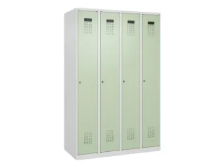 locker voor scheiding van kleding,HxBxD 1850x1200x500mm,4vak - 2