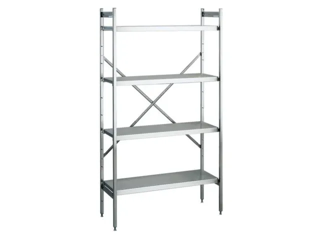 Aluminium Inhaakstelling Basisveld 1800x1000x600mm 4gladde Legborden