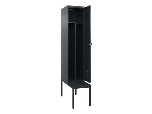 locker voor scheiding van kleding,HxBxD 2120x400x815mm,1vak