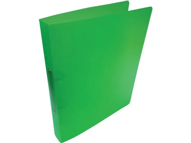 ringmap, voor ft A4, uit PP, 2 ringen van 25mm, transparant gro