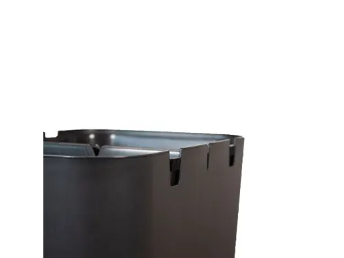 Duurzame Afvalbak BonTon CircuBin 20+20 liter Open zwart
