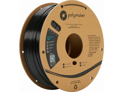 Polymaker PolyLite ABS filament 1,75 mm Black 1kg