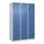 Z-garderobekast,HxBxD 1850x1200x500mm,vak B 200/400mm,draaigrendel