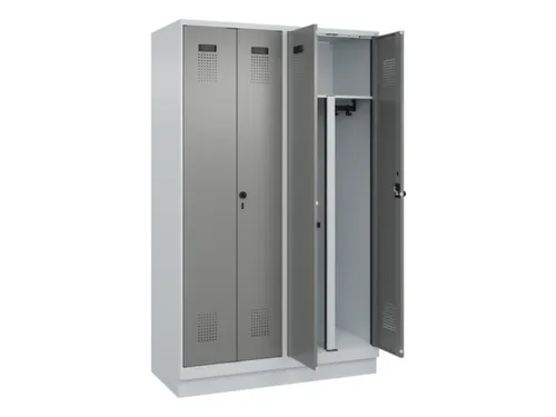 PBM-locker,HxBxD 1950x1200x500mm,4vak,vak B 300mm,draaigrendel