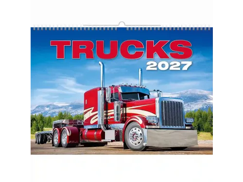 Kalender 2027 Helma 365 31.5x45cm vrachtwagen