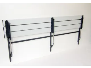 klapbank LxD 2000x380mm aluminium lijsten frame staal RAL7016 - 3
