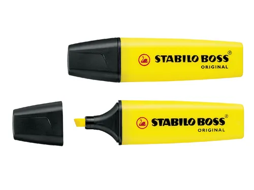 Markeerstift Stabilo Boss Geel