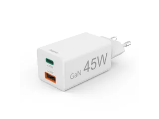 Oplader Hama USB-C/USB-A Mini PD 45W wit - 2
