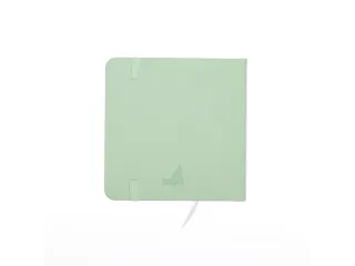 Schetsboek Kangaro 12x12cm mint PU hardcover 80 blad 140 grams roomwit - 6