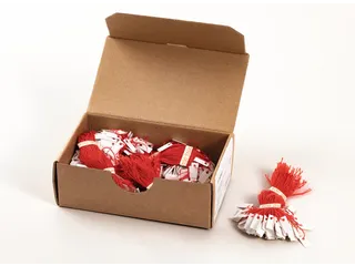 Herma 6901 Hanglabel 7x15mm Wit karton met Rood draad 1000 stuks - 1