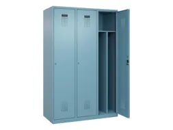 locker voor scheiding van kleding,HxBxD 1850x1200x500mm,3vak