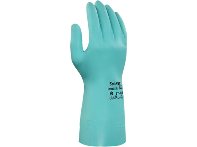 Ansell AlphaTec Solvex 37-676 nitril handschoen groen maat 11 144 paar