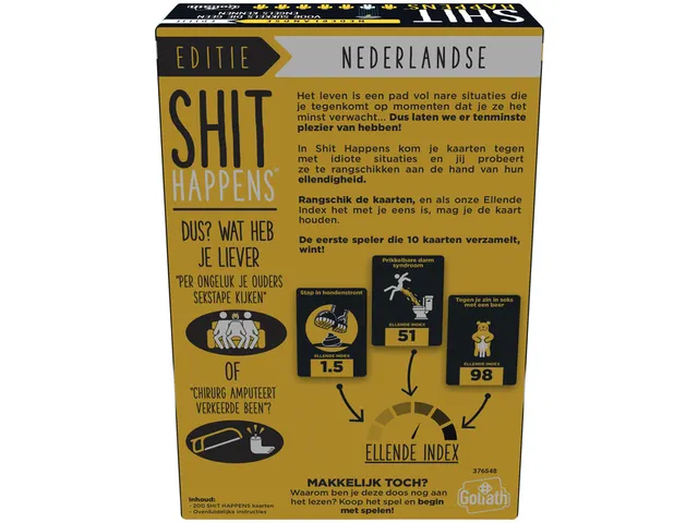 Goliath Kaartspel Shit Happens partyspel 18+