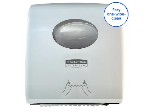 Handdoekroldispenser Kimberly Clark Aquarius Slimroll wit 7955