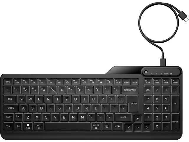 400 Backlit Toetsenbord AZERTY BE Met Kabel