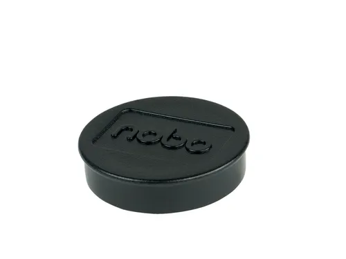 Magneet Nobo 38mm zwart 4 stuks