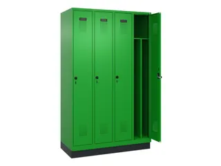locker voor scheiding van kleding,HxBxD 1950x1200x500mm,4vak - 1
