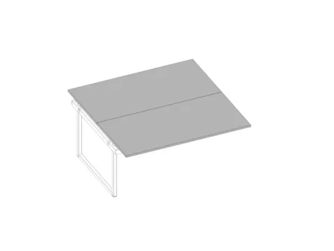 aanbouwtafel,v. benchtafel,HxBxD 730x1600x1600mm,blad grijs