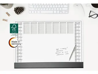 Designonderlegger Sigel Office 27/28 59,5x41cm dag/week- planner 40 ve - 8