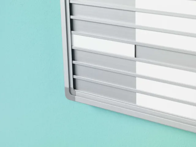 Aan- en afwezigheidsbord 24x75cm 30 namen Softline profiel 16mm