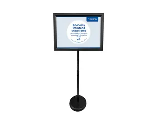 Infostandaard Europel Economy 25mm A3 Zwart - 7