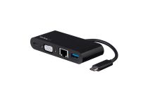 Usb-c Vga Multiport Adapter - Power Delivery (60w) - Usb 3.0 - Gbe