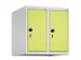 opzetkast,v. locker,2vak.,vak B 250mm,HxBxD 500x500x500mm,vleugeldeur