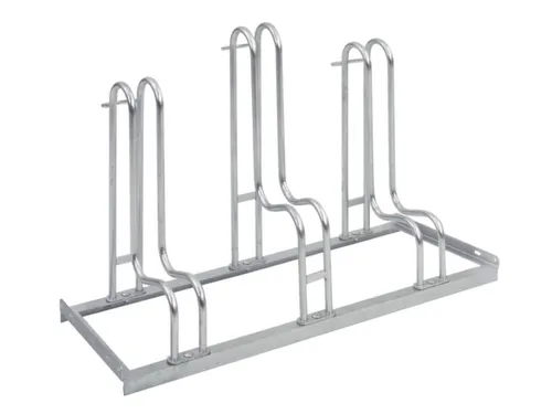 Fietsenrek L 1050mm 3plaatsen Enkelzijdig Te Schroeven Verzinkt