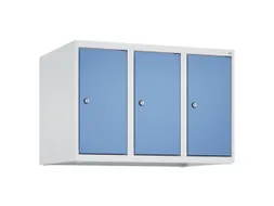 opzetkast,v. locker,3vak.,vak B 250mm,HxBxD 500x750x500mm,vleugeldeur