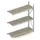 Breedvakstelling Aanbouwveld Hxbxd 2200x1851x650mm 3 Houten Legborden