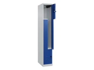 Z-garderobekast,HxBxD 1850x300x500mm,vak B 150/300mm,draaigrendel - 2