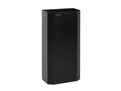 Afvalbak Staal zwart 40 liter open PPA4279B