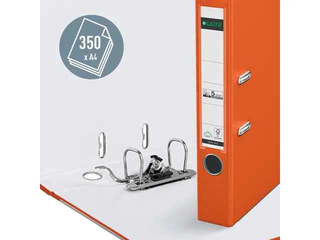 Ordner Leitz 1015 A4 50mm PP oranje