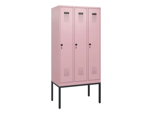 schoollocker,HxBxD 1950x900x500mm,3vak,vak B 300mm,draaigrendel