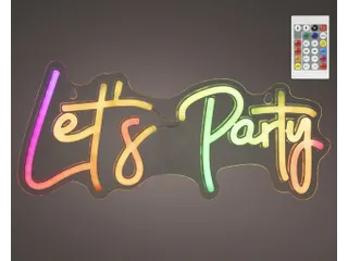 Ledbord Lumineo indoor USB neon Let's Party led Colour change effects - 7