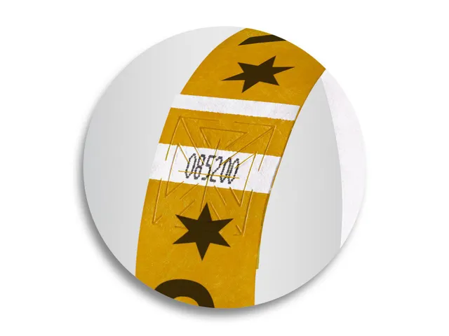 Bracelets d'identification Sigel super soft 255x25mm 120 pcs jaune flu