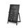 Krijtstoepbord Houten A-Bord Flip 55x105cm Zwart