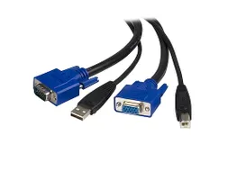 1,80 m 2-in-1 USB KVM-kabel