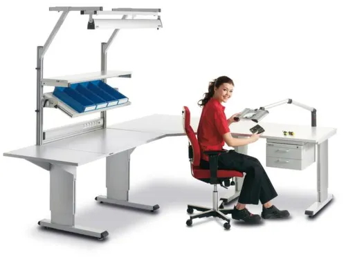 Werktafel Staalbuis 700-1100x1500x800mm Hoogte Verstelbaar Inbus