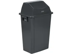 afvalbak,60l,HxBxD 735x460x333mm,wandmontage,romp PP grijs