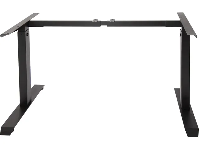 Cadre bureau Assis-Debout Réglable Noir 160cm