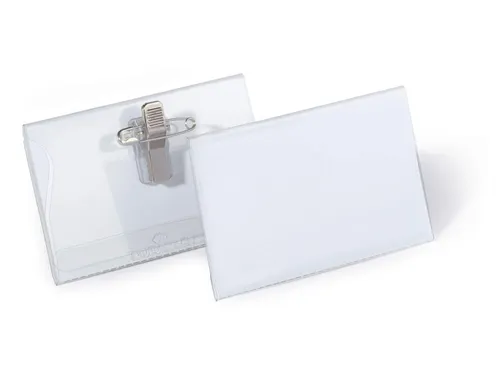 Badge Durable 8101 met combiklem 54x90mm