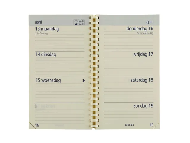 Agendavulling 2027 Brepols Optivision Pocket 7dagen/2pagina's
