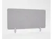 Akoestisch PET-vilt scheidingsscherm bureau lichtgrijs 60x120cm