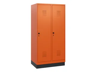 schoollocker,HxBxD 1630x800x500mm,2vak,vak B 400mm,draaigrendel,sokkel - 2
