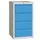 ladekast HxBxD 900x500x500mm 4laden slot RAL7035 front RAL5010