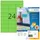 HERMA 4409 Gekleurde etiketten A4 70x37mm Groen 2400 stuks