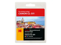 185C051113 Kodak Canon Cl511 Mp Inkt 3-Kleuren Rebuilt 244Pagina's